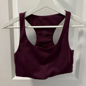 Girlfriend Collective Paloma Bra Size S Purple/Wine Color. Excellent Condition